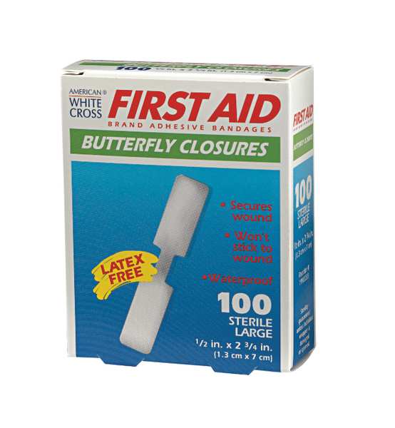 Adhesive Bandage, Fabric, Box, PK100