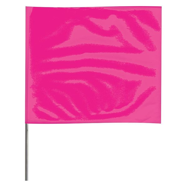 Marking Flag, Pink, Blank, Vinyl, PK100