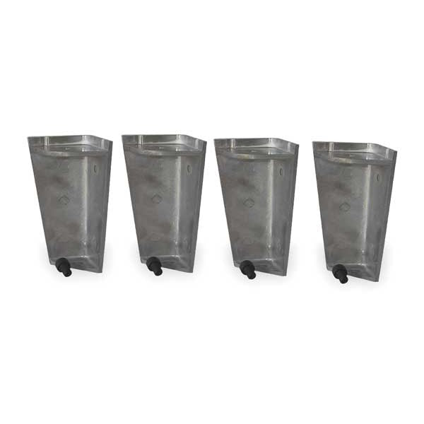 Leg Kit, Aluminum, For 3JWR7& 3JWU2