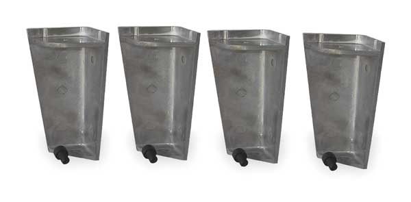 Leg Kit, Alum, For 3JWR9, 3JWT1, 3JWU3, 3JWU4