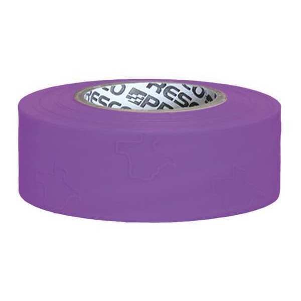 Texas Flagging Tape, Prpl, 300ft, 1-3/16 In