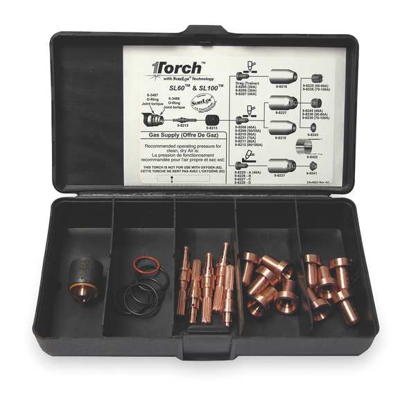 Plasma Torch Consumable Kit, 30 Amps