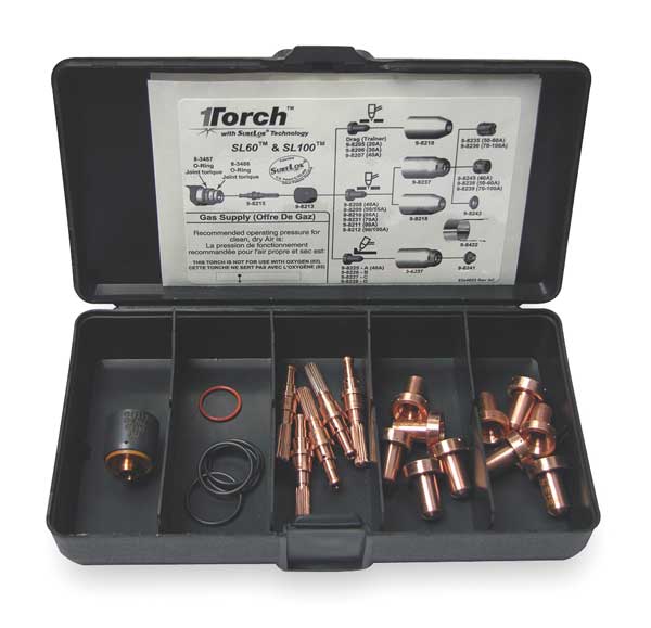 Plasma Torch Consumable Kit, 40 Amps