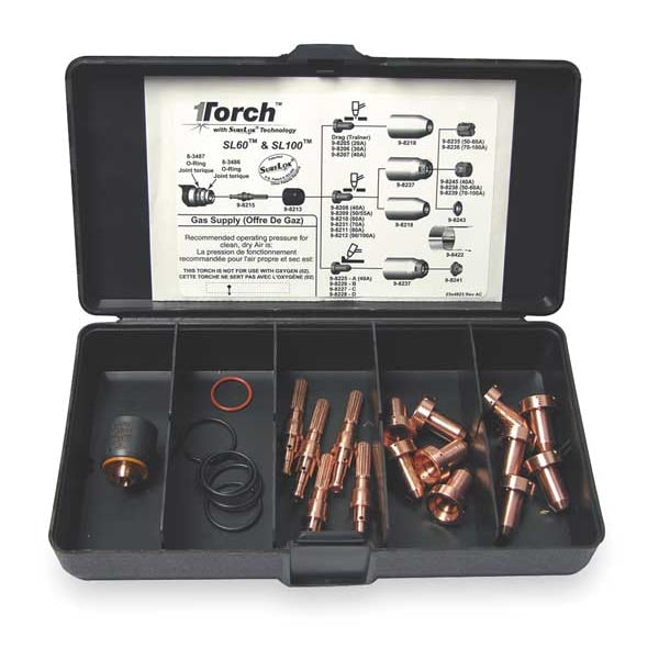 Plasma Torch Consumable Kit, 80 Amps