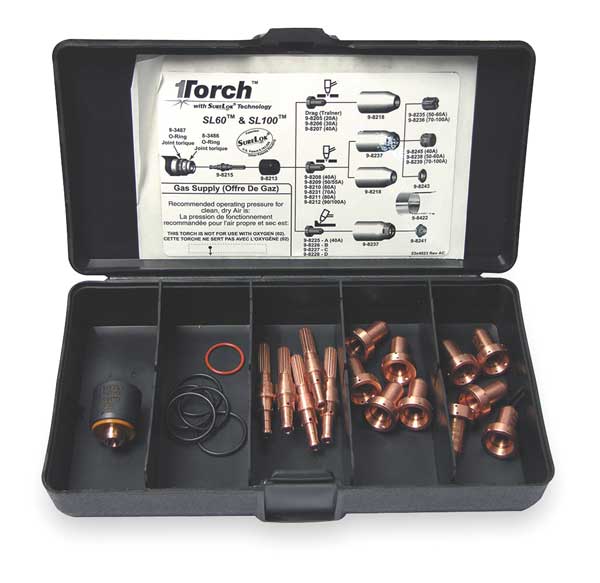 Plasma Torch Consumable Kit, 90-100 Amps