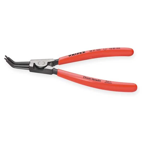 Retaining Ring Pliers, 0.078In Tip, 45 Deg