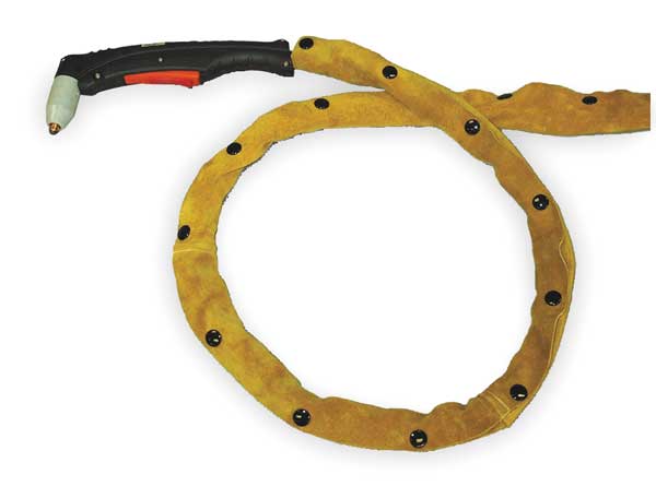 Leather Leads Cover, 50 Ft with Snaps