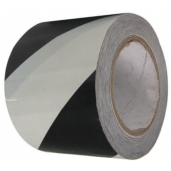 Floor Marking Tape, Roll, 3In W, 108 ft. L