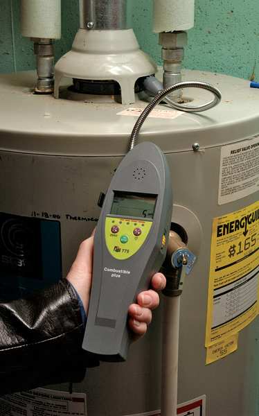 Gas Detector 0-9999 ppm, CO 0-2000 ppm