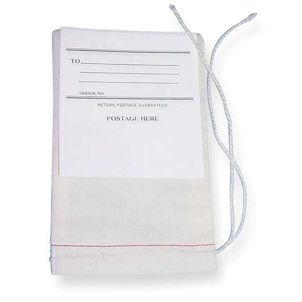 Drawstring Mailing Bag w/Tag, 10x6, PK100