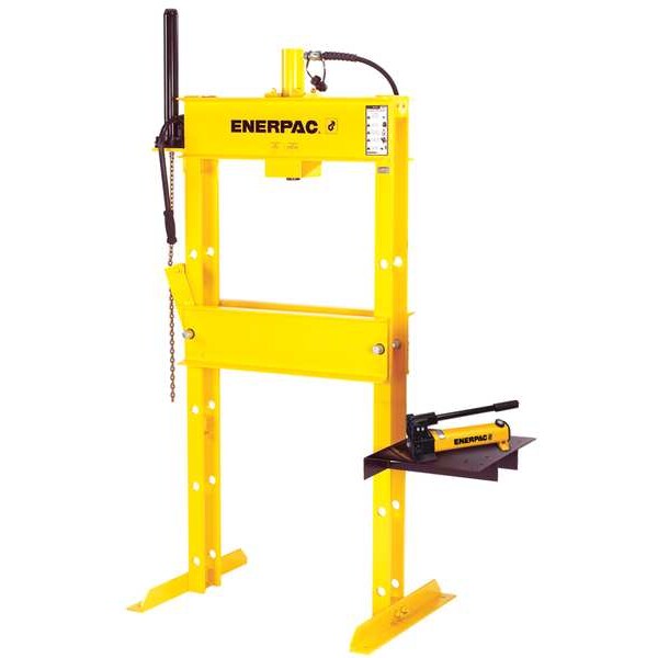 IPH2531, 25 Ton, H-Frame Hydraulic Press with RC2514 Single-Acting Cylinder and P80 Hand Pump