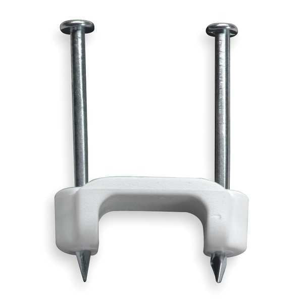 Cable Staples, Plastic, 50 PK