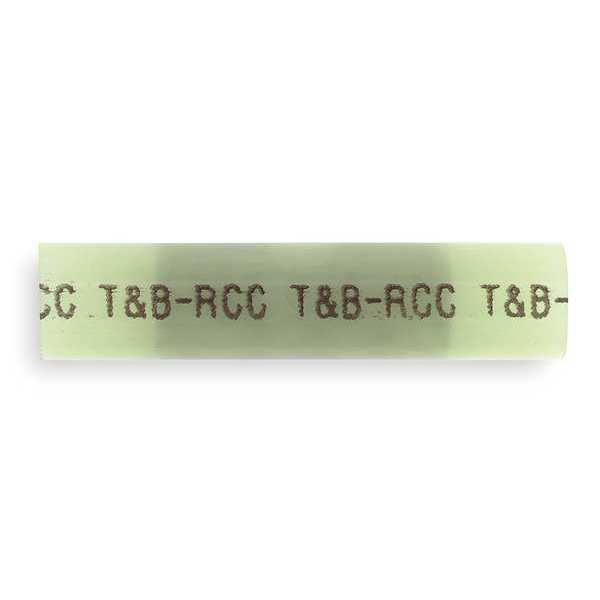Butt Splice Connector, 12-10 AWG, Yel, PK50
