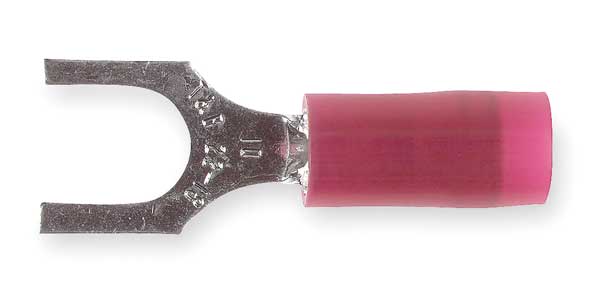 22-16 AWG Nylon Fork Terminal #10 Stud PK100