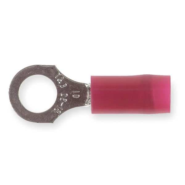 22-16 AWG Nylon Ring Terminal #10 Stud PK100