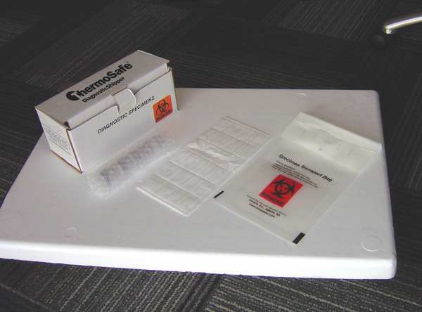 Diagnostic Shipper, 8-7/8 In. W, PK15