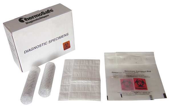 Diagnostic Shipper, 8-7/8 In. W, PK15