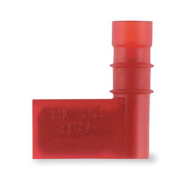 Female Flag Disconnect, Red, PK50