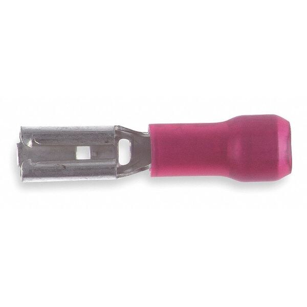 Female Disconnect, Red, 22 to 18 AWG, PK100