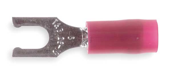 22-16 AWG Nylon Locking Fork Terminal #6 Stud PK100