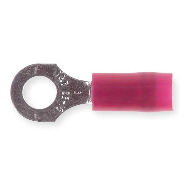22-16 AWG Nylon Ring Terminal #8 Stud PK100