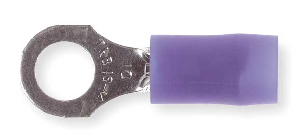 18-14 AWG Nylon Ring Terminal #10 Stud PK100