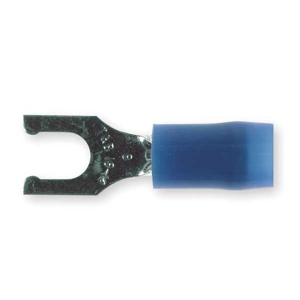 18-14 AWG Nylon Locking Fork Terminal #10 Stud PK100