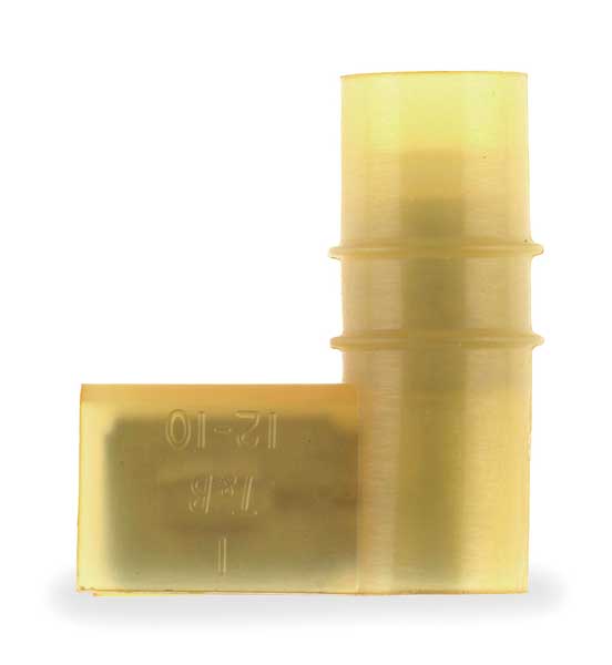 Female Flag Disconnect, Yellow, PK50