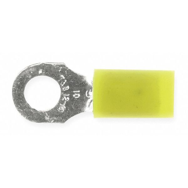12-10 AWG Nylon Ring Terminal #10 Stud PK50