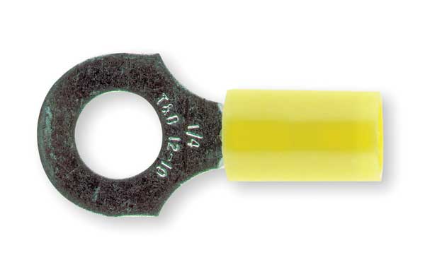 12-10 AWG Nylon Ring Terminal 1/4