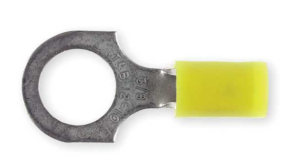12-10 AWG Nylon Ring Terminal 3/8