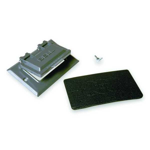 1 -Gang Horizontal Weatherproof Cover, 4.563