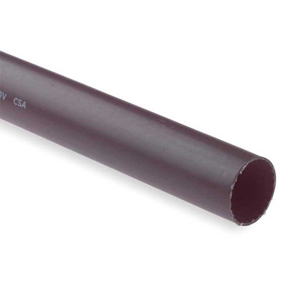 Shrink Tubing, 1.1in ID, Black, 9in, PK10