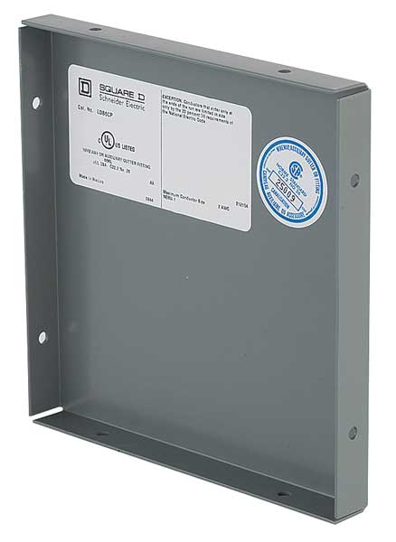 Wireway Accessory, Closing Plate, 6x6 in.