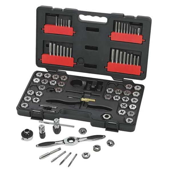 40 Pc. Metric Ratcheting Tap and Die Set