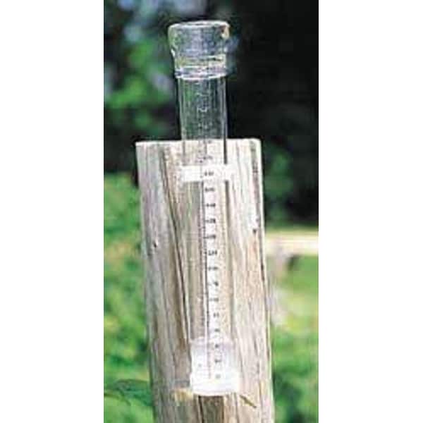 Rain Gauge, 11-7/8X2 In Dia, Clear-Vu
