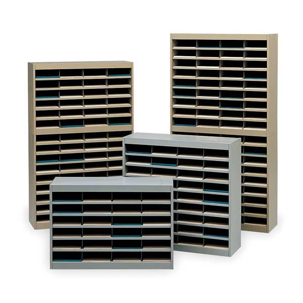 Literature Organizer, 24 Compartments, Blk
