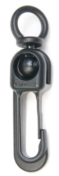 Badge Clip, Swivel-Joint Hook, Pk10