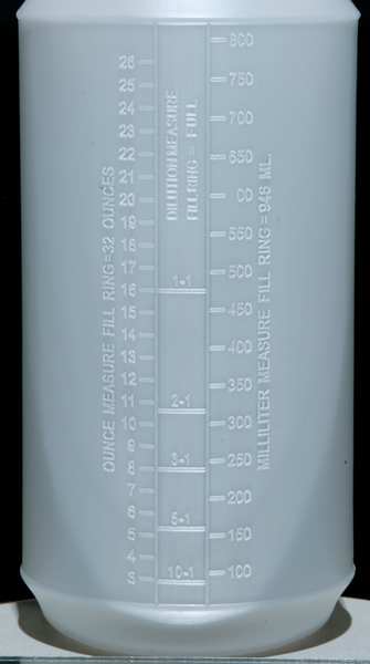 Trigger Spray Bottle, 32 oz, Mist/Stream, No Imprint, HDPE, Green, 3 Pack