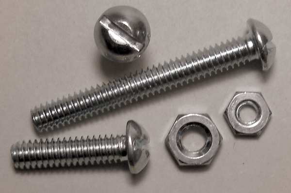 Bolt Assortment, Steel, Zinc Plated Finish