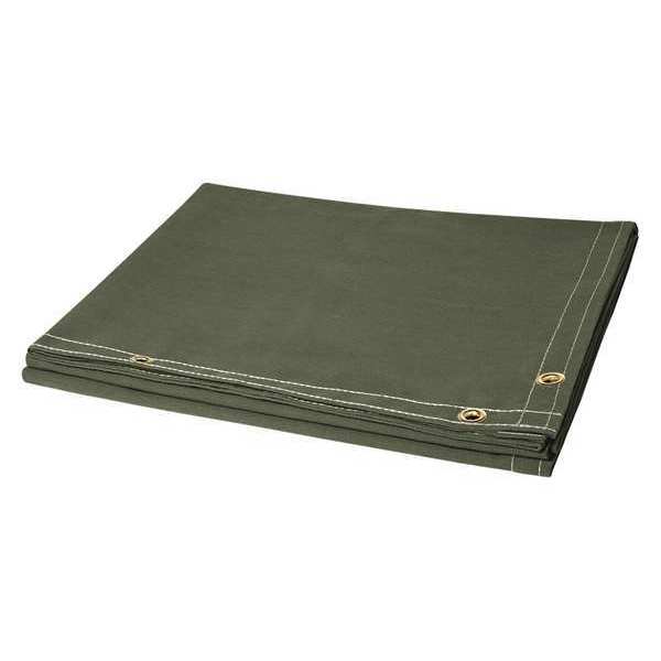 Welding Curtain, 10 ft. W, 6 ft., Olive