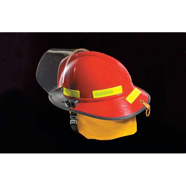 Hard Hat Label, 1 In. H, 4 In. W, PK16, LHR104GNYL