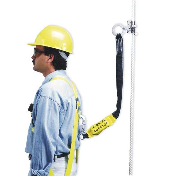 Rope Grab with Lanyard, For Rope Size 5/8