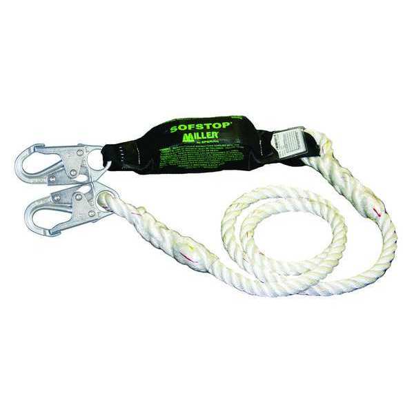 Positioning Lanyard, 6 ft., 310 lb. Weight Capacity, White