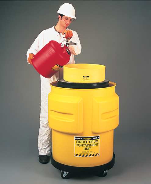 Single Drum Spill Container, 65 Gal