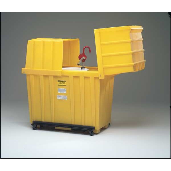 Covered Drum Spill Containment, 64 in. H