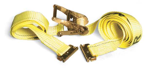 Logistic Ratchet Strap, 12ft x 2In, 1000lb
