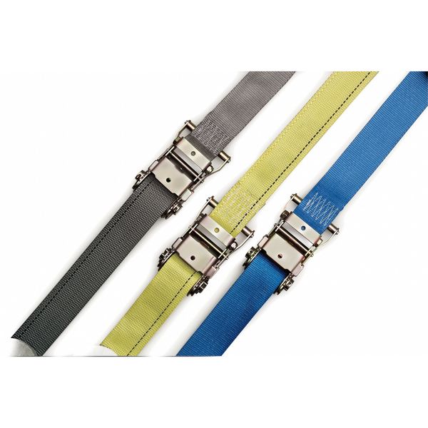 Logistic Ratchet Strap, 12ft x 2In, 1000lb