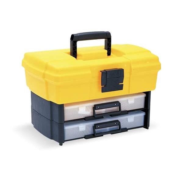 Polypropylene, Yellow Portable Tool Box