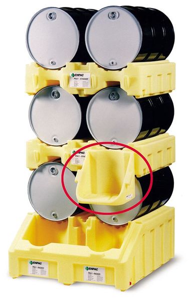 Drum Stacker Shelf, 17 In. L, 22 In. W